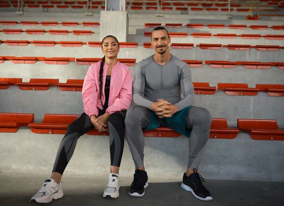 Надя Надим и Златан Ибрахимович обединяват сили за H&amp;M MOVE