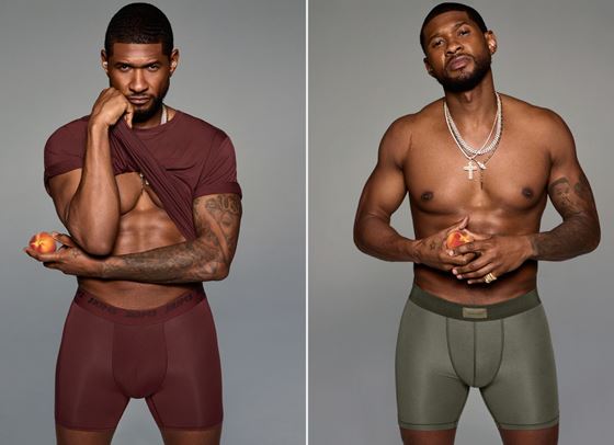 Ъшър е идеалното лице (и тяло!) за кампанията на SKIMS